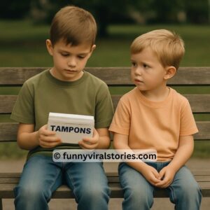 Two young boys wandered into a pharmacy Two young boys wandered into a pharmacy