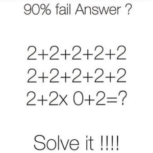 90% Fail to Answer This Correctly!