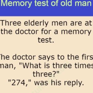 Video: Memory test of an old man Video: Memory test of an old man