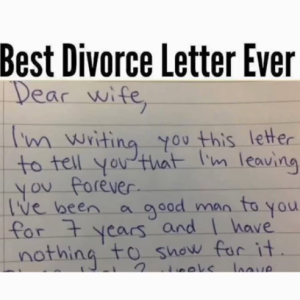 Husband Sends Divorce Letter, Wife’s Reply Leaves Everyone Speechless Husband Sends Divorce Letter, Wife’s Reply Leaves Everyone Speechless