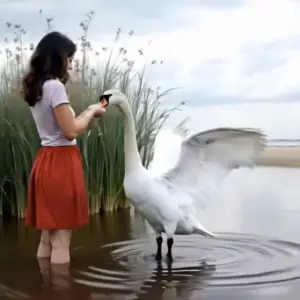 A Swan’s Rescue, a Love Story’s Dawn