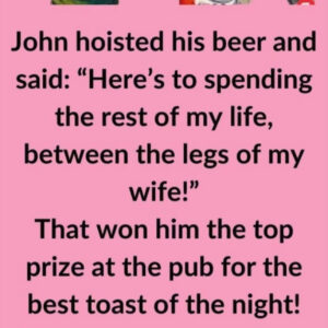 Video: John hoisted his beer Video: John hoisted his beer