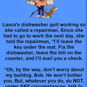 Video: Woman left instructions for the repairman but he decided not to listen
