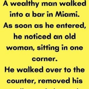 Video: A wealthy man walked into a bar Video: A wealthy man walked into a bar