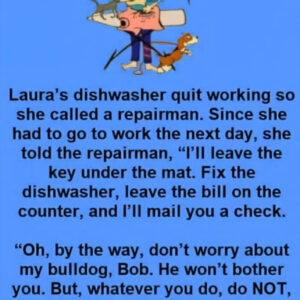 Video: Woman left instructions for the repairman but he decided not to listen