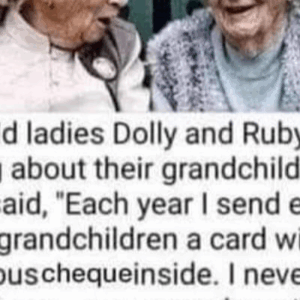 Video: Two old ladies Dolly and Ruby were talking about their grandchildren
