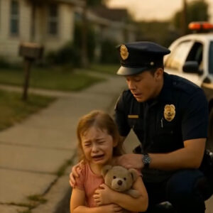 A tiny barefoot girl ran into the road and waved down police: “Please take me home”—what they found next stunned everyone