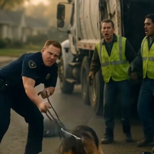 While on a calm morning patrol, my police dog suddenly led me to a garbage truck — and what we discovered inside started a story the entire town would never forget