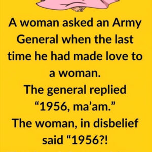 Video: A woman asked an Army General when the last time he had made love to a woman Video: A woman asked an Army General when the last time he had made love to a woman