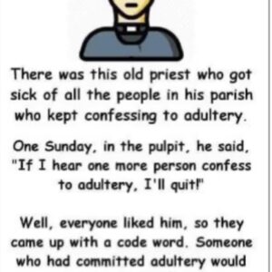 Video: A new priest has a hard time getting used to the secret code