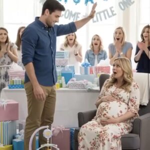 During our baby shower, my fiancé described me as “unbearable.” During our baby shower, my fiancé described me as “unbearable.”