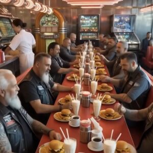 That night, twenty bikers strolled into my diner, and panic spread That night, twenty bikers strolled into my diner, and panic spread