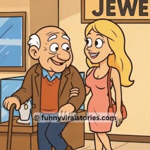 Video: An old man walks into a jewelry store