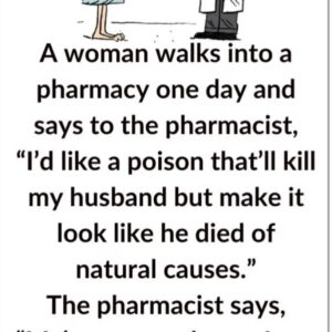 Video: A woman walks into a pharmacy