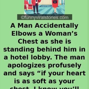Video: A Man Accidentally Elbows a Woman’s Chest