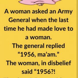 Video: A woman asked an Army General when the last time he had made love to a woman
