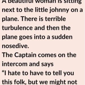 Funny – A Beautiful Woman Is Sitting Next To The Little Johnny