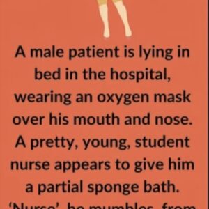 Video: A male patient is lying in bed in the hospital