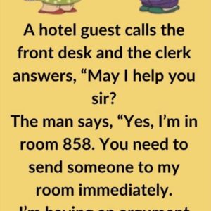 Video: A hotel guest calls the front desk