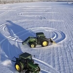 What This Farmer Wrote in the Fresh Snow Turned Heads
