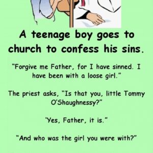 Little Joey Tells The Priest His Sins And Walks Away A Winner