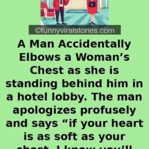 Video: A Man Accidentally Elbows a Woman’s Chest