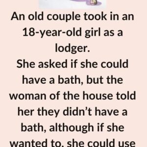 An old couple took in an 18-year-old girl