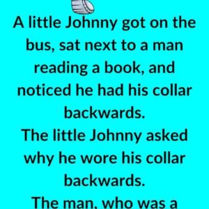 A little Johnny got on the bus