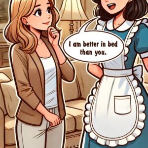 The maid asked her boss’s wife for a raise, and the wife was upset.