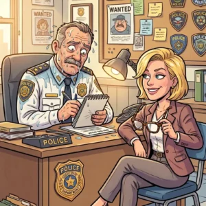 A blonde woman wants to prove she is smart,