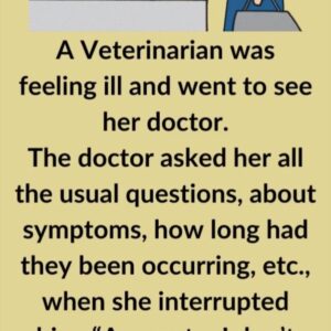 Video: A Veterinarian was feeling ill and went to see her doctor