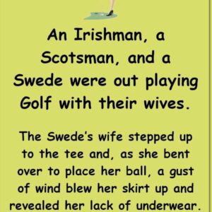 Video: 3 Wives Show Too Much When Their Skirts Blow Up At The Golf Course