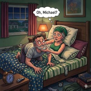 A married man was visiting his girlfriend