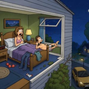 Video: A man and a woman were asleep