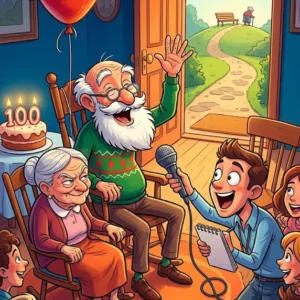 He Credited His 100 Years of Life to “Fresh Air”—But His Wife’s Smile Revealed the Hilarious Truth
