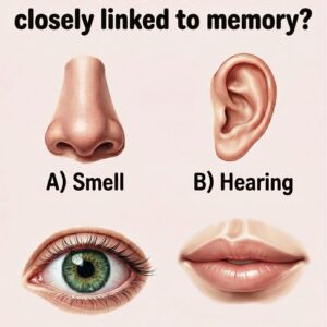 Which sense is most closely linked to memory?