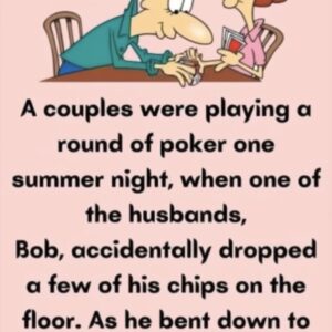 Video: A couples were playing a round of poker
