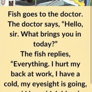 Video: Fish goes to the doctor
