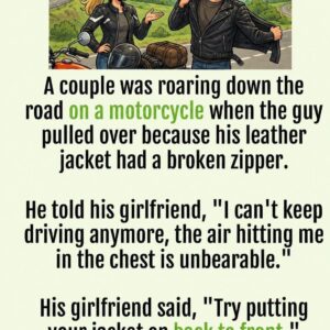 A couple were roaring down the road