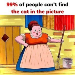 99% of people can’t find the CAT in the picture.