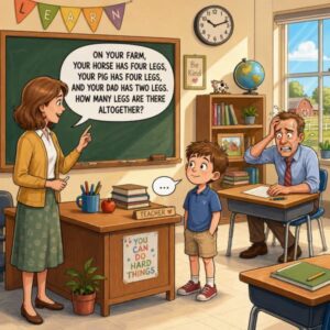 Ms Brooks was having trouble with one of her students.