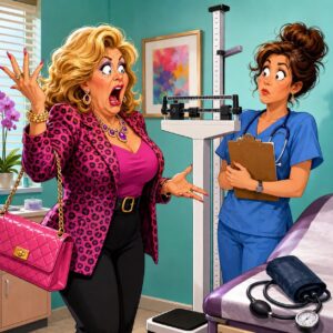 A woman goes to her doctor for her annual check up