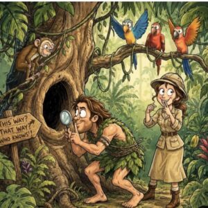 Video: Tarzan and Jane meet and grow closer.