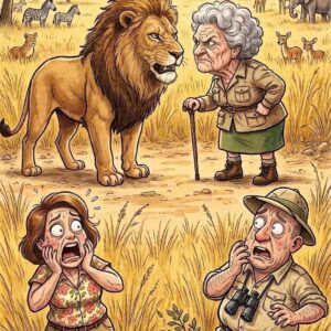 The Lion Had No Idea What He Was Getting Into