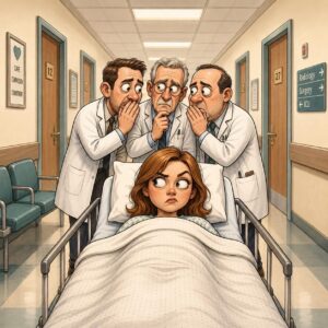 She Thought They Were Examining Her…