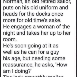 Norman, an old retired sailor