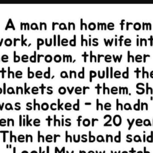 Video: A Man ran home from work