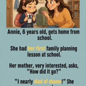 Video: Annie gets home from school.