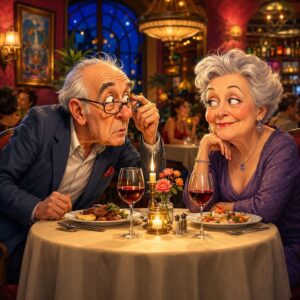 An older couple, who were both widowed