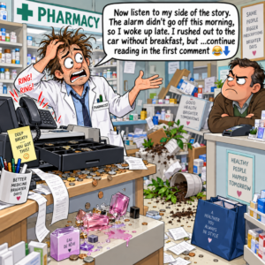 Husband Gets Angry With The Pharmacist